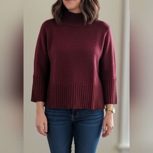 ❤️ Bloom Maroon Turtleneck Sweater